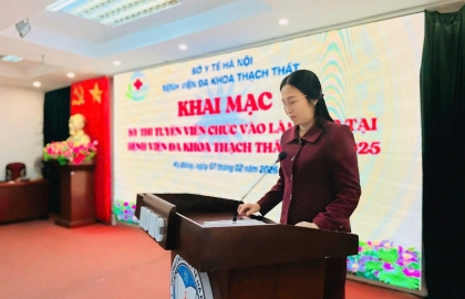 ĐẢNG BỘ BỆNH VIỆN ĐA KHOA THẠCH THẤT DỰ HỘI NGHỊ TRỰC TUYẾN TOÀN QUỐC